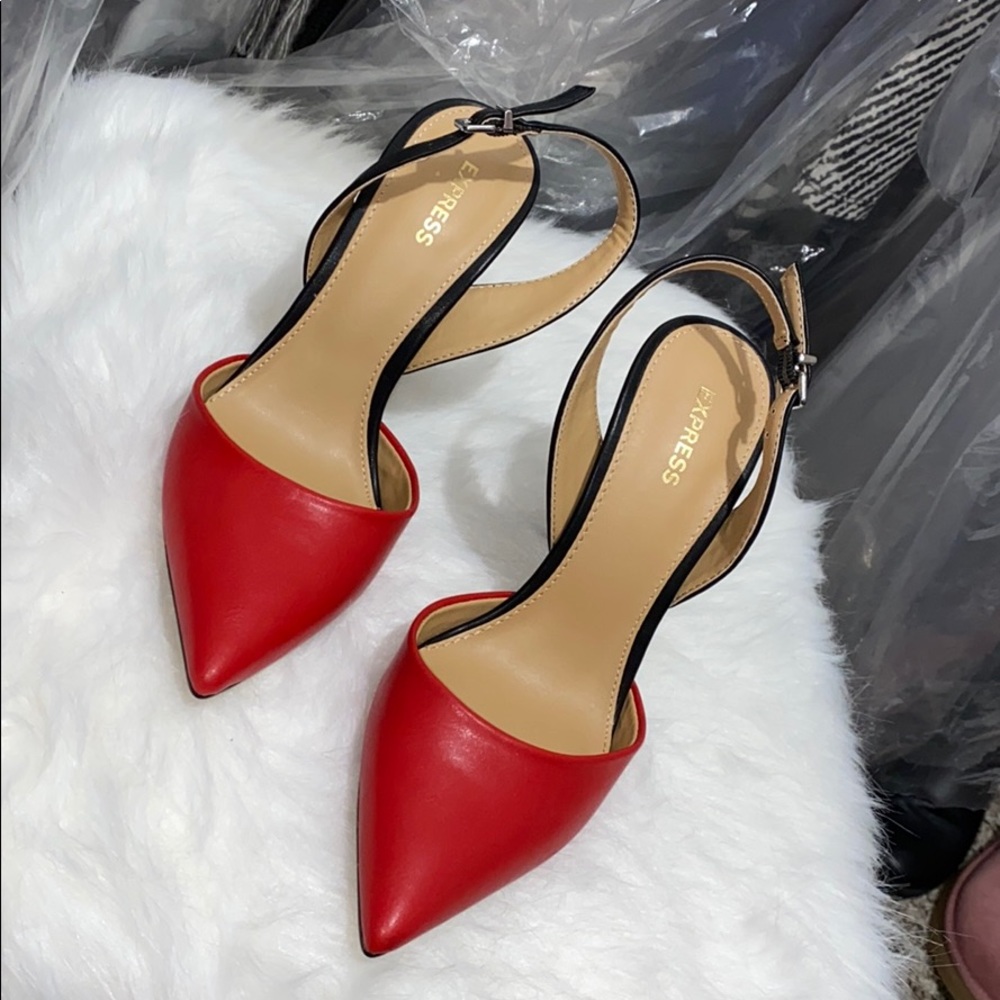 Red & Black Express High Heels